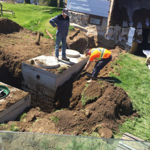 Inspection, installation de fosse septique avec champ d'épuration Bionest Saint-Eustache - Excavation Dagenais à Oka