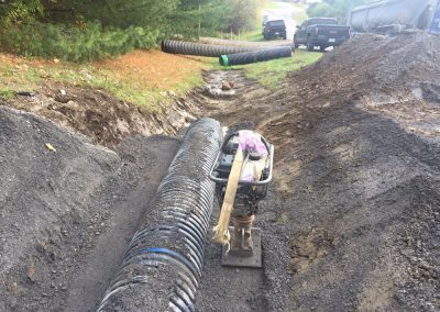 Inspection, installation de fosse septique avec champ d'épuration Bionest Oka - Excavation Dagenais à Oka